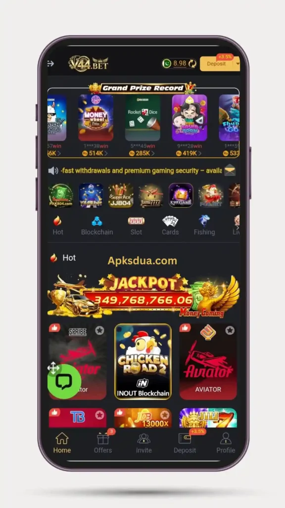 Home page of all games