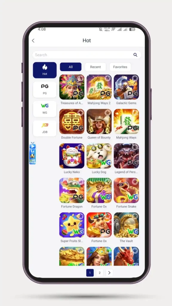 Home page of hot all games