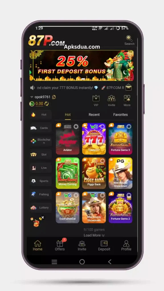Home page of all hot games