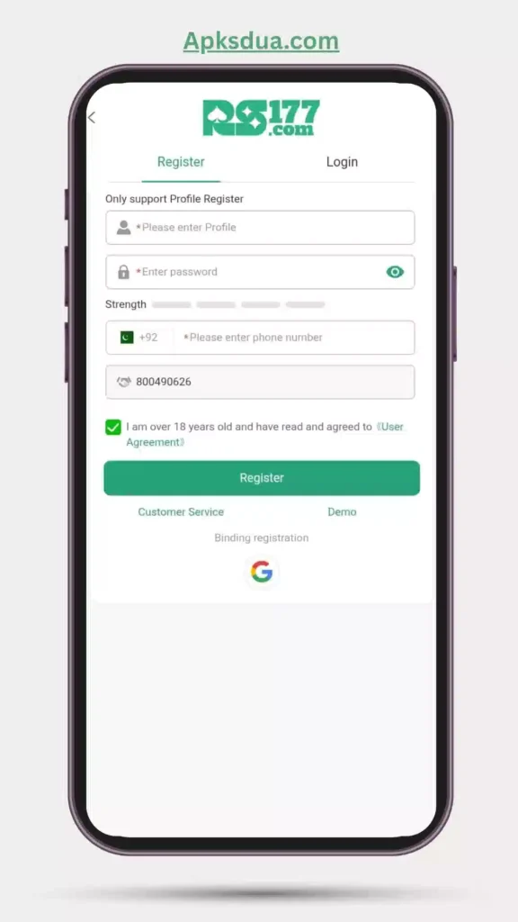 How to Register for the RS177 Game