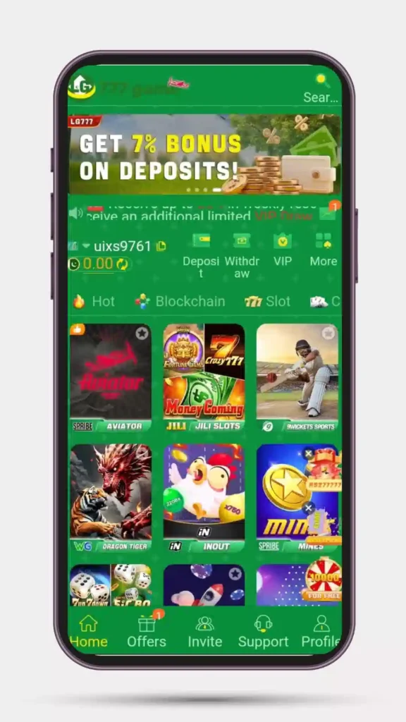 Home page of all hot games