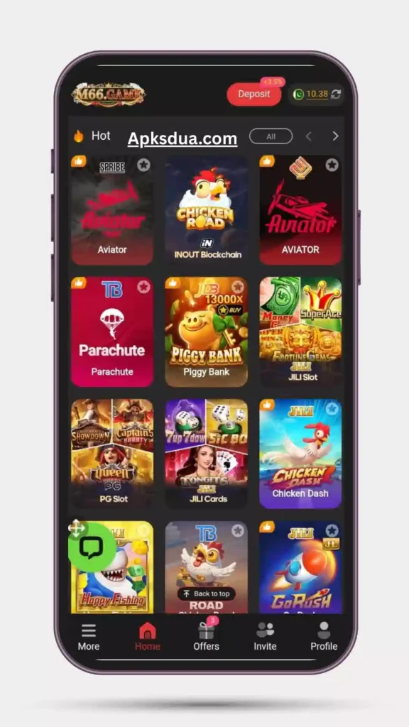 Home page of all hot games