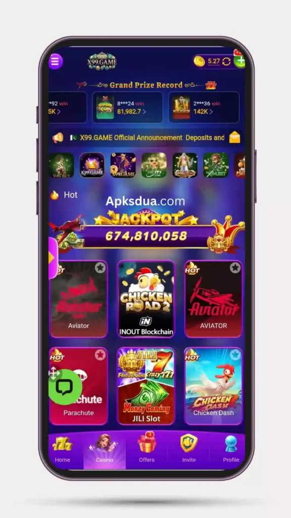 Home page of all hot games