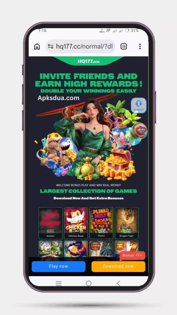 How to Download the HQ77 WIN Game App Online