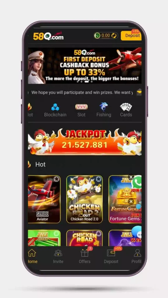 Home page of all hot games