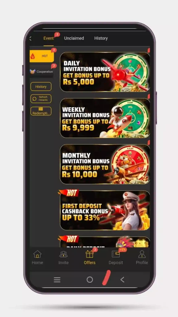 Offers and event of 58Q Game