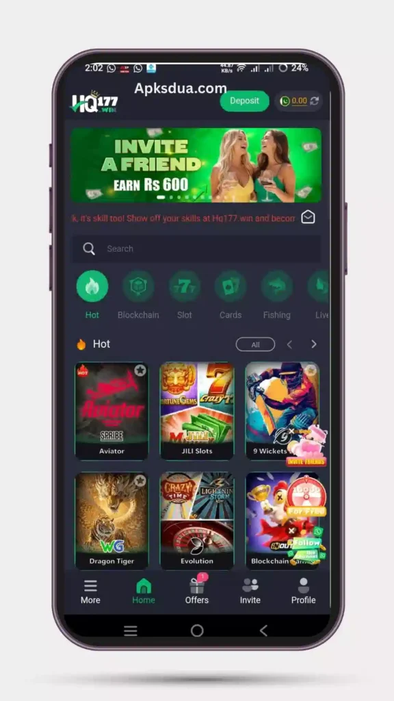 Home page all hot games