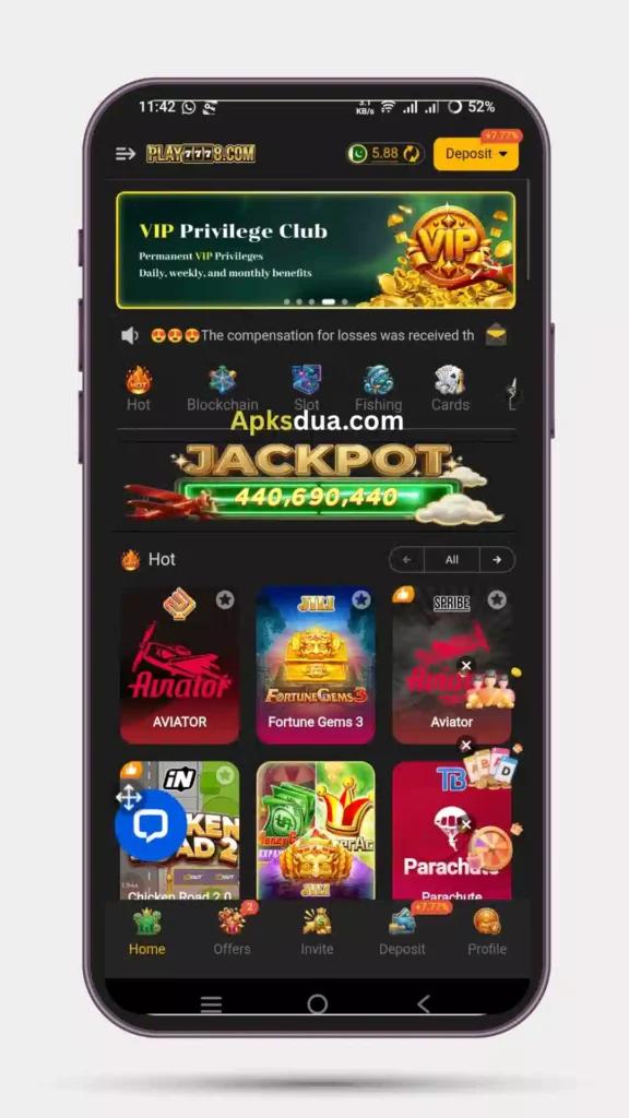 Home page of all hot games PLAY7779 Game