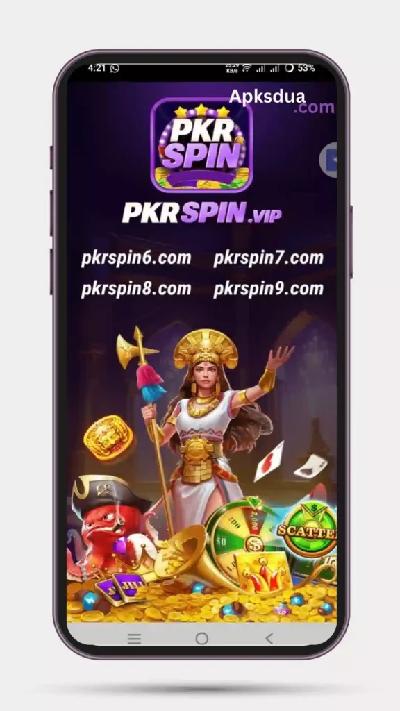 Open the first page on PKRSPIN Game