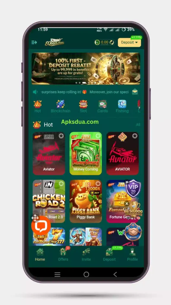 Home page of all hot games