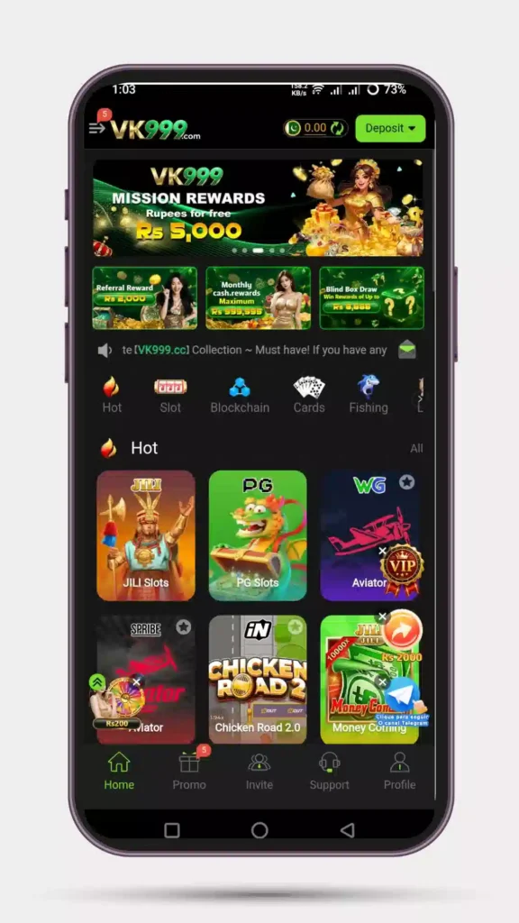 Home page of all hot games