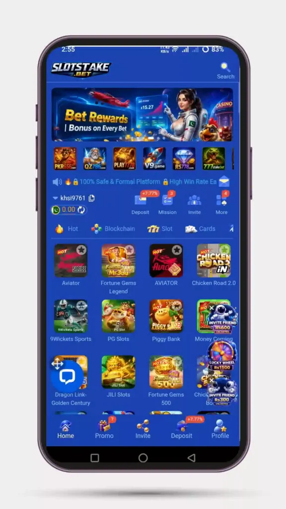 Home page of all games